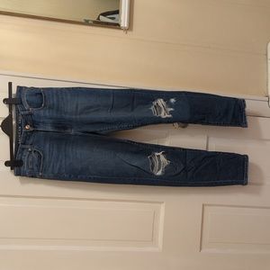Distressed Mom Jeans Tall length
